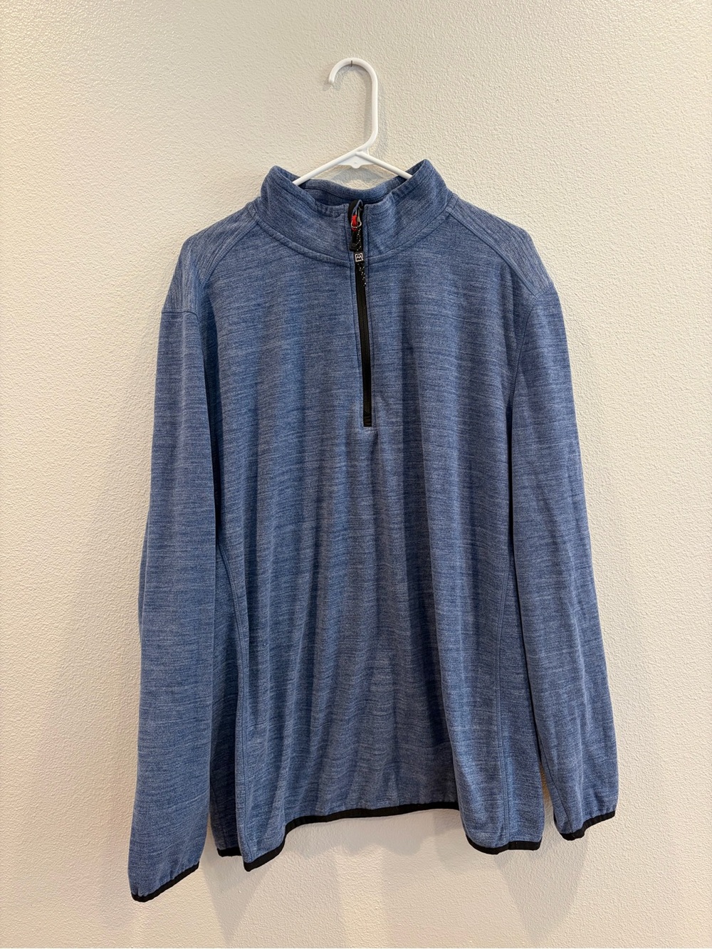 Avalanche Men's Heather Blue Half-Zip Pullover